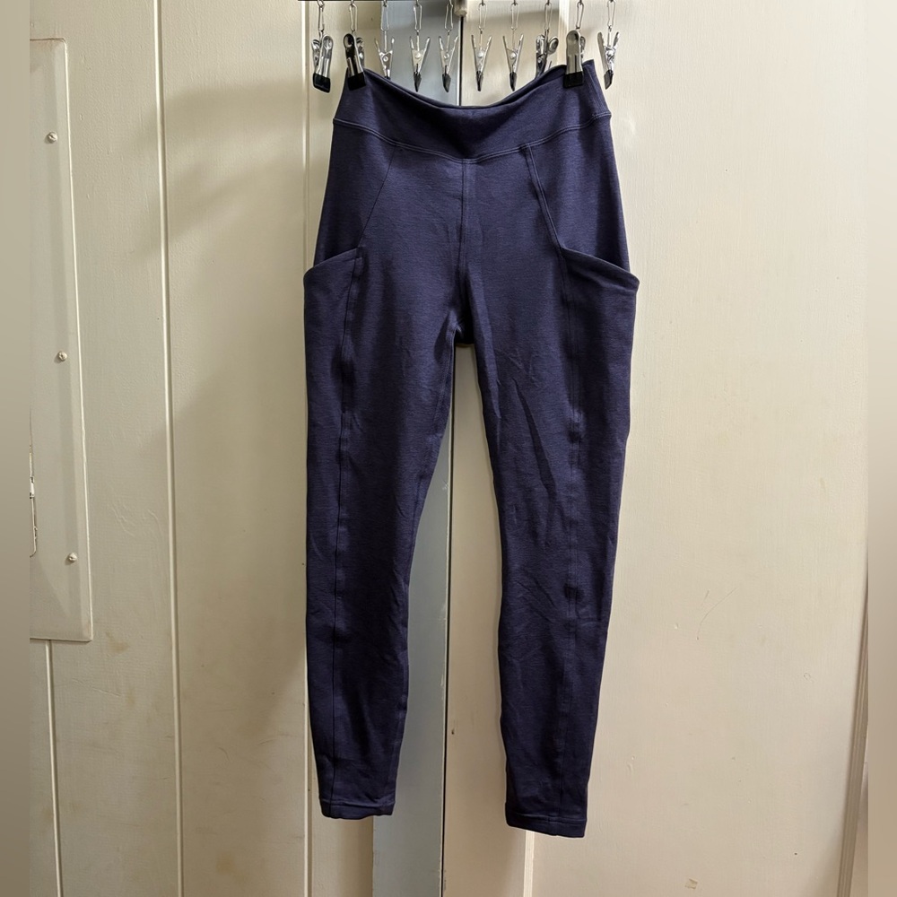 EUC Lululemon Soft Sueded High Rise Tight 25”
